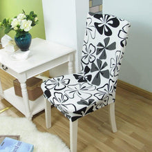 Load image into Gallery viewer, Elegant Kitchen Chair Covers Stretch Seat Covers For Chairs Slipcover Chair house chaise Furniture Covers Gray Chair cover Washable Anti dust Seat Slipcover Protector for Hotel Office Ceremony Banquet Wedding Party
