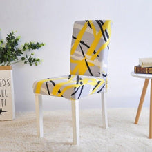 Load image into Gallery viewer, Elegant Kitchen Chair Covers Stretch Seat Covers For Chairs Slipcover Chair house chaise Furniture Covers Gray Chair cover Washable Anti dust Seat Slipcover Protector for Hotel Office Ceremony Banquet Wedding Party

