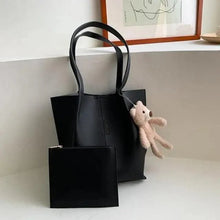 Load image into Gallery viewer, Elegant Ladies 2 piece set / suit Handbag Composite Bag Set Ladies Handbag Large Shoulder Bag Purse Bag Handbag For Females
