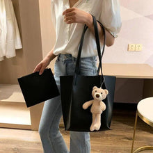 Load image into Gallery viewer, Elegant Ladies 2 piece set / suit Handbag Composite Bag Set Ladies Handbag Large Shoulder Bag Purse Bag Handbag For Females
