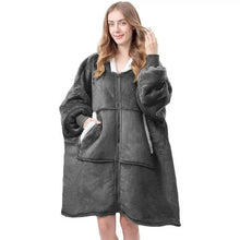 Load image into Gallery viewer, Elegant Large Sweatshirts Woman Oversized Hoodie Winter Blanket With Sleeves Fleece Warm Giant Blanket Hoodies Women Sweatshirts  Long Blanket with Sleeves for Winter Hooded Sweatshirt for Women and Men Pullover

