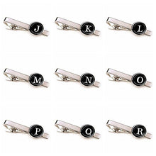 Load image into Gallery viewer, Elegant Men Fashion 26 Alphabet Letters Tie Clips Letter Tie Clip Men&#39;s Fashion Tie Pin Buckle Clip Tie Decoration Suit Accessories  Name Letters Jewelry Men Necktie Clip Pin Suit Accessories Classic Initials Alphabet A-Z Tie Clips
