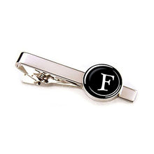 Load image into Gallery viewer, Elegant Men Fashion 26 Alphabet Letters Tie Clips Letter Tie Clip Men's Fashion Tie Pin Buckle Clip Tie Decoration Suit Accessories  Name Letters Jewelry Men Necktie Clip Pin Suit Accessories Classic Initials Alphabet A-Z Tie Clips
