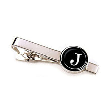 Load image into Gallery viewer, Elegant Men Fashion 26 Alphabet Letters Tie Clips Letter Tie Clip Men&#39;s Fashion Tie Pin Buckle Clip Tie Decoration Suit Accessories  Name Letters Jewelry Men Necktie Clip Pin Suit Accessories Classic Initials Alphabet A-Z Tie Clips
