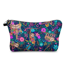 Load image into Gallery viewer, Elegant Multicolor Printed Large Capacity Pencil Case For Students Cute Cartoon Theme Stationary Cosmetic Bag
