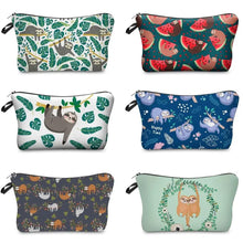 Load image into Gallery viewer, Elegant Multicolor Printed Large Capacity Pencil Case For Students Cute Cartoon Theme Stationary Cosmetic Bag
