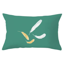 Load image into Gallery viewer, Elegant New Home Decoration Short Plush Pillow Case Feather Soft Rectangular Sofa Seat Bedroom Farmhouse Feather Decorative Throw Pillow Covers Home Decor 30x50CM
