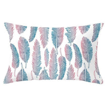 Load image into Gallery viewer, Elegant New Home Decoration Short Plush Pillow Case Feather Soft Rectangular Sofa Seat Bedroom Farmhouse Feather Decorative Throw Pillow Covers Home Decor 30x50CM
