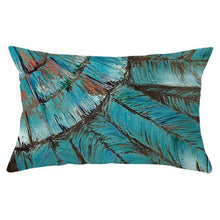 Load image into Gallery viewer, Elegant New Home Decoration Short Plush Pillow Case Feather Soft Rectangular Sofa Seat Bedroom Farmhouse Feather Decorative Throw Pillow Covers Home Decor 30x50CM

