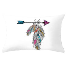 Load image into Gallery viewer, Elegant New Home Decoration Short Plush Pillow Case Feather Soft Rectangular Sofa Seat Bedroom Farmhouse Feather Decorative Throw Pillow Covers Home Decor 30x50CM
