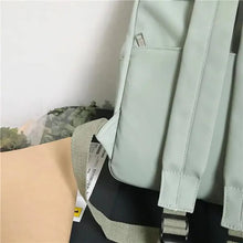Load image into Gallery viewer, Elegant Nylon Candy Color Waterproof School Bags for Teenagers Girls And Women Nice Patchwork On Backpack For Female
