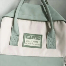 Load image into Gallery viewer, Elegant Nylon Candy Color Waterproof School Bags for Teenagers Girls And Women Nice Patchwork On Backpack For Female
