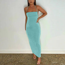 Load image into Gallery viewer, Elegant Open Back Cami Long Dress
