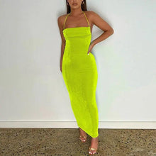 Load image into Gallery viewer, Elegant Open Back Cami Long Dress
