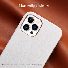 Load image into Gallery viewer, Elegant Phone Protection Back Cover Designed for iPhone 12 Pro Max Case Leather Cover for iPhone 12 mini 12 Pro Max Genuine Leather Case for iPhone 12 12Pro Luxury Black Phone Case For Businessman
