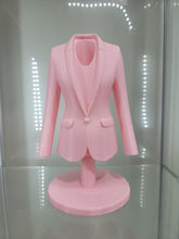 Load image into Gallery viewer, Elegant Pink Blazer Brush Holder
