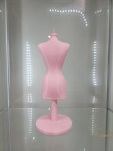 Load image into Gallery viewer, Elegant Pink Mannequin Jewelry Stand - Perfect for Displaying Necklaces &amp; Accessories
