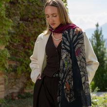 Load image into Gallery viewer, Bosco - Wool Scarf - Raspberry

