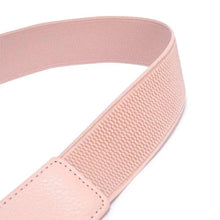 Load image into Gallery viewer, Elegant PU Leather Elastic Women Dress Belts Fashion Stretchy Thick Waist Dress Plus Size Waistbands For Women
