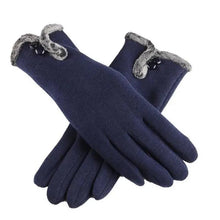 Load image into Gallery viewer, Elegant Red Autumn Full Finger Warm Women Gloves Classic Soft Comfortable Winter One Size Gloves For Women
