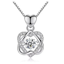Load image into Gallery viewer, Elegant Rose Gold Heart Necklace
