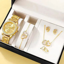 Load image into Gallery viewer, Elegant Rose Gold Watch Ensemble

