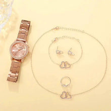 Load image into Gallery viewer, Elegant Rose Gold Watch Ensemble

