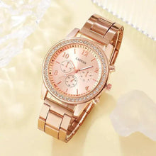 Load image into Gallery viewer, Elegant Rose Gold Watch Ensemble

