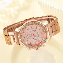 Load image into Gallery viewer, Elegant Rose Gold Watch Ensemble
