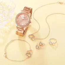 Load image into Gallery viewer, Elegant Rose Gold Watch Ensemble
