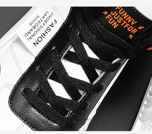 Load image into Gallery viewer, Elegant Sport Men's Sneaker Trend High Top Platform Shoes Spring Vulcanized Shoes Leather Casual Sport Fashion Flat Low Top Sneaker Lace-up Modern Design
