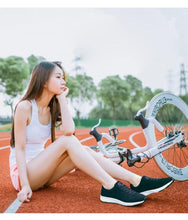 Load image into Gallery viewer, Elegant Sport Womens Sneakers Flats Casual Tennis Shoes Summer Lace-Up Mesh Light Breathable Casual Comfort Non Slip Lightweight Breathable Mesh Athletic Sneakers
