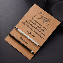 Load image into Gallery viewer, Elegant Stone Matching Bracelets For Best Friends Couple Family Women Bracelets Couple Pinky Promise Distance Matching Relationship Jewelry For Valentines Day Friendship Strand Bracelets For Him And Her Bf And Gf

