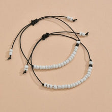Load image into Gallery viewer, Elegant Stone Matching Bracelets For Best Friends Couple Family Women Bracelets Couple Pinky Promise Distance Matching Relationship Jewelry For Valentines Day Friendship Strand Bracelets For Him And Her Bf And Gf
