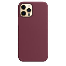 Load image into Gallery viewer, Elegant Style Solid Color Silicone Phone Cases For iPhone 13 14 Pro Max Classic Simple Case For iPhone 13 Pro Cover Slim Fit Silicone Back Cover For iPhone
