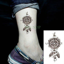 Load image into Gallery viewer, Elegant Waterproof Tattoo Sticker Sun Moon Fake Tatto Fashion Moon Temporary Fun Sun Wave Magic Tatoos For Womens Mens
