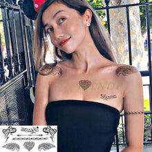 Load image into Gallery viewer, Elegant Waterproof Temporary Butterfly Sticker Tattoo Fake  Halloween Party Tattoo For Woman Girls
