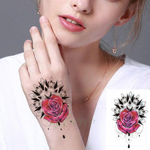 Load image into Gallery viewer, Elegant Waterproof Temporary Butterfly Sticker Tattoo Fake  Halloween Party Tattoo For Woman Girls
