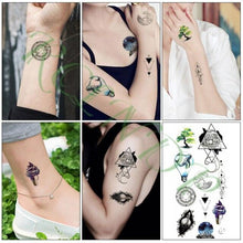 Load image into Gallery viewer, Elegant Waterproof Temporary Butterfly Sticker Tattoo Fake  Halloween Party Tattoo For Woman Girls
