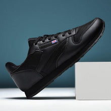 Load image into Gallery viewer, Elegant White Leather Mans Womens Sneakers Summer Lace-Up Trainers Gym Tennis Running Breathable High Quality Sport Women Mesh Wokrout Casual Slip On Flats Sneakers
