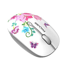 Load image into Gallery viewer, Elegant Women 2.4G Wireless Mouse Super Quiet 1600DPI Laptop Wireless Computer Optical Slim Mouse
