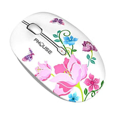 Load image into Gallery viewer, Elegant Women 2.4G Wireless Mouse Super Quiet 1600DPI Laptop Wireless Computer Optical Slim Mouse
