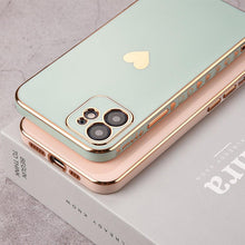 Load image into Gallery viewer, Elegant Women Phone Case For iPhone 13 14 Pro Camera Lens Protection For iPhone 12 11 Pro Max 14Plus Shockproof Case Luxurious Bumper Cute Pattern Women Girls Soft Silicone Shockproof Camera Case
