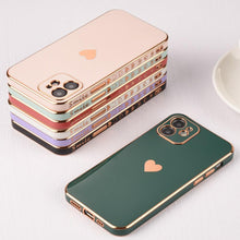 Load image into Gallery viewer, Elegant Women Phone Case For iPhone 13 14 Pro Camera Lens Protection For iPhone 12 11 Pro Max 14Plus Shockproof Case Luxurious Bumper Cute Pattern Women Girls Soft Silicone Shockproof Camera Case
