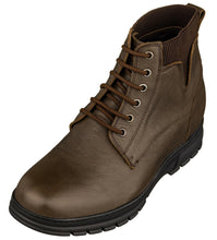 Load image into Gallery viewer, TOTO - K84016 - 2.8 Inches Taller (Chocolate Brown) - High Top Work Boots
