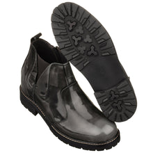 Load image into Gallery viewer, CALTO - K8991 - 3.6 Inches Taller (Grey) - Patent Leather Boot
