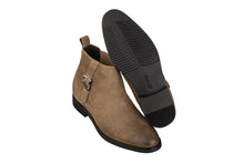 Load image into Gallery viewer, TOTO - K92083 - 3 Inches Taller (Nubuck Coffee Brown) - Chelsea Ankle Boots
