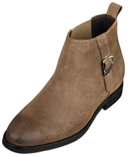 Load image into Gallery viewer, TOTO - K92083 - 3 Inches Taller (Nubuck Coffee Brown) - Chelsea Ankle Boots
