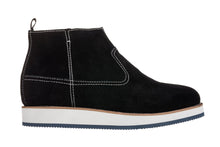 Load image into Gallery viewer, CALTO - Y30021 - 3 Inches Taller (Nubuck Black) - Zipper Boots
