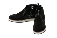 Load image into Gallery viewer, CALTO - Y30021 - 3 Inches Taller (Nubuck Black) - Zipper Boots
